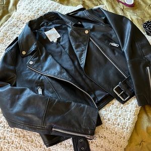 Real leather jacket - cropped fit